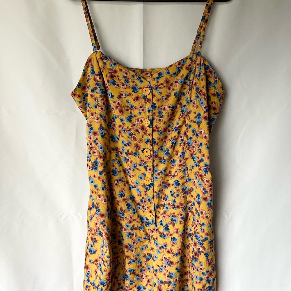 Primark Yellow Floral Camisole Dress